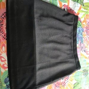 Loft black and grey color block skirt